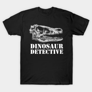 Dinosaur Detective - cool tattoo style t-shirt T-Shirt